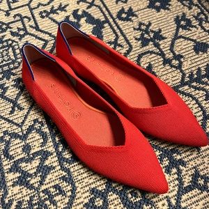 Rothy’s The Point flats 11.5 Flame